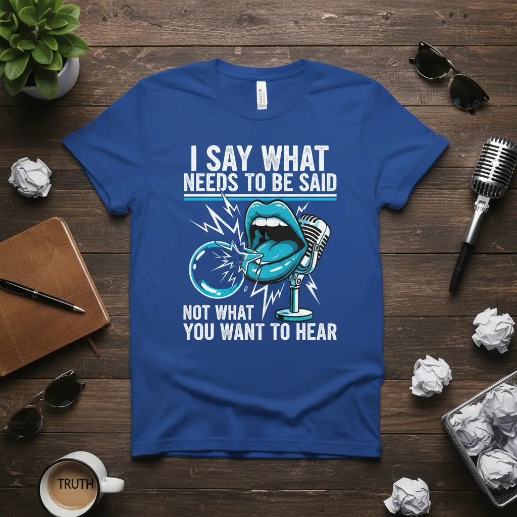 I Say What Needs to Be Said Tee for Truth Tellers