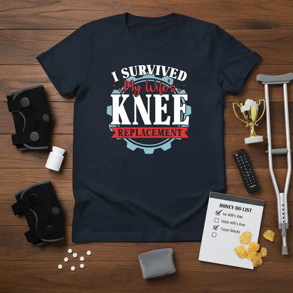I Survived My Wife’s Knee Replacement T-Shirt