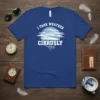 I Take Weather Cirrusly funny weather pun t-shirt with clouds and lightning bolt graphic