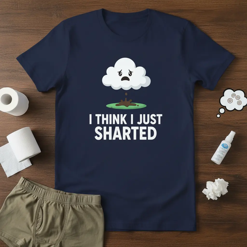 I Think I Just Sharted Funny Quote T-Shirt | Gag Gift