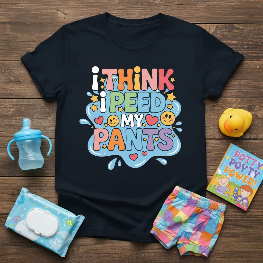 I Think I Peed My Pants Toddler Tee Funny Potty Training Gift
