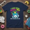 I Tried Being Normal Once Worst Two Minutes of My Life funny quote t-shirt with cartoon alarm clock graphic