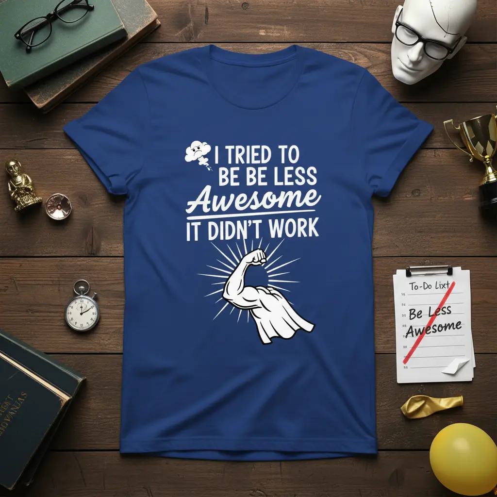 I Tried to Be Less Awesome It Didn’t Work T-Shirt