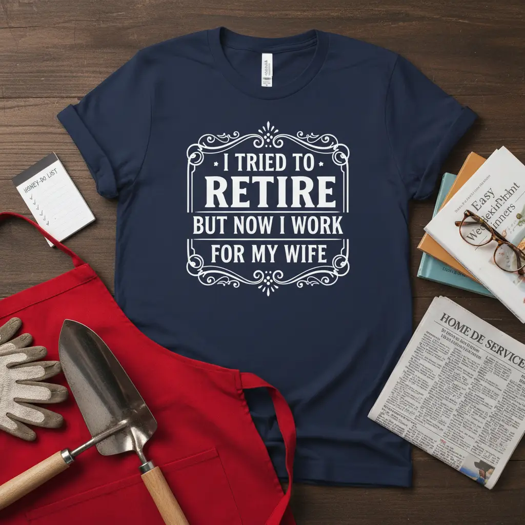 I Tried to Retire but Now I Work for My Wife T-Shirt