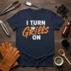 I TURN Grills ON unique graphic design printed on comfortable cotton t-shirt
