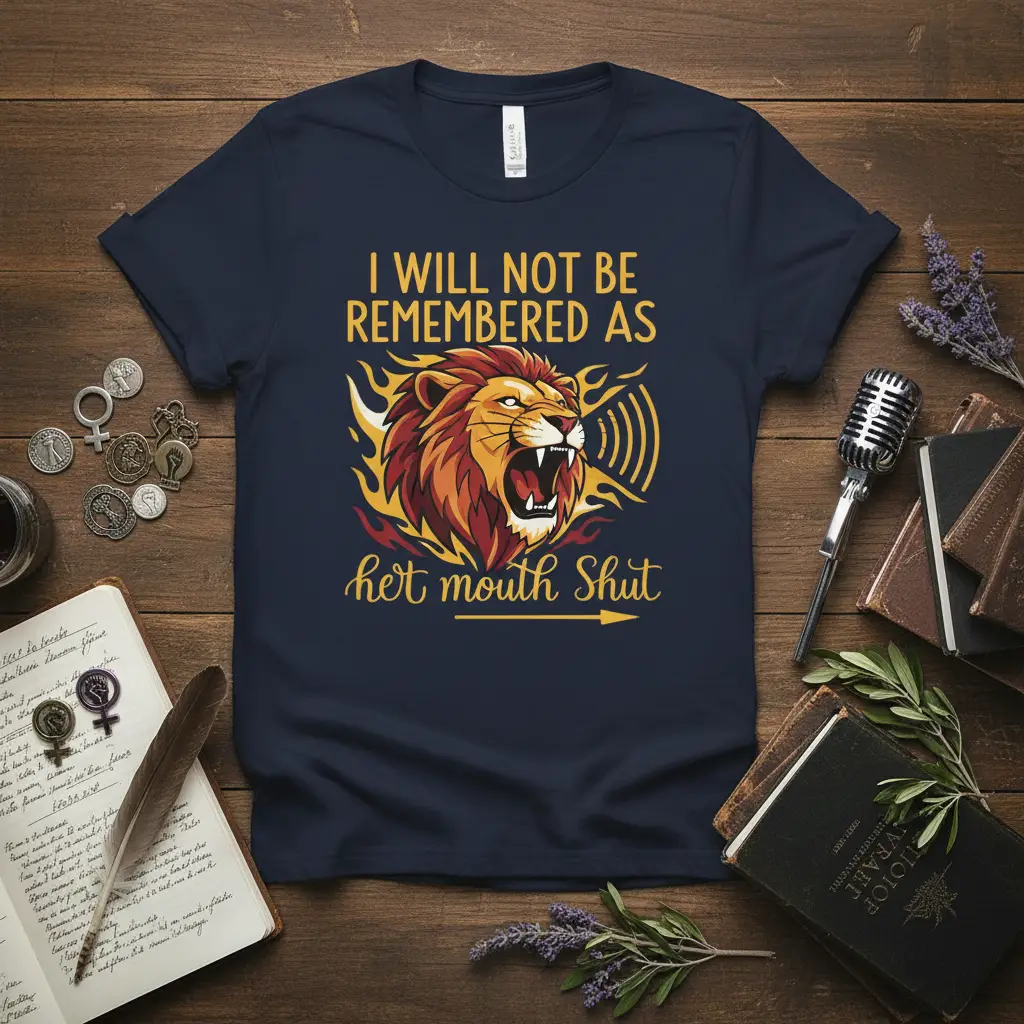 I Will Not Be Remembered As Hot Mouth Shut T-Shirt