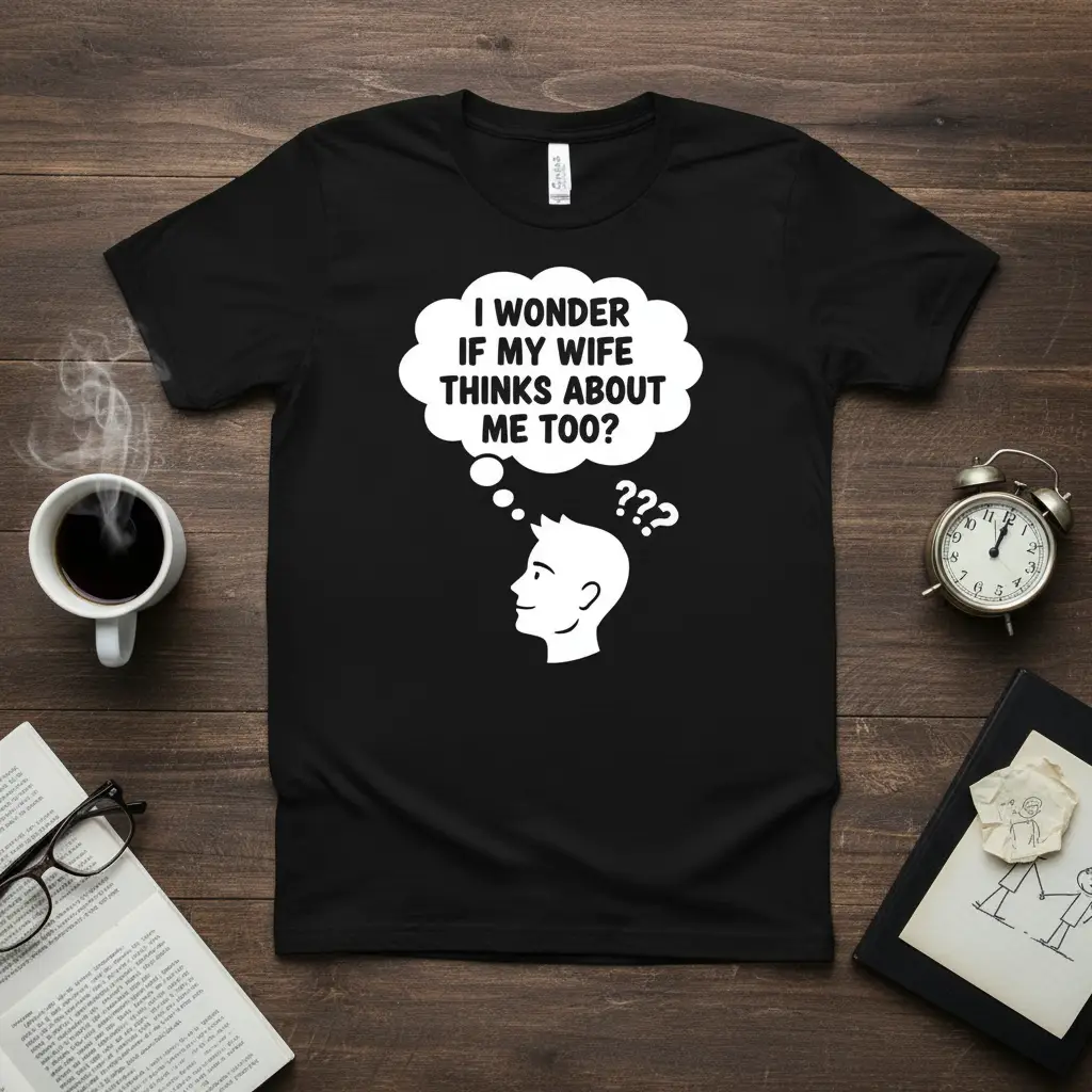 I Wonder If My Wife Thinks About Me Too? T-Shirt