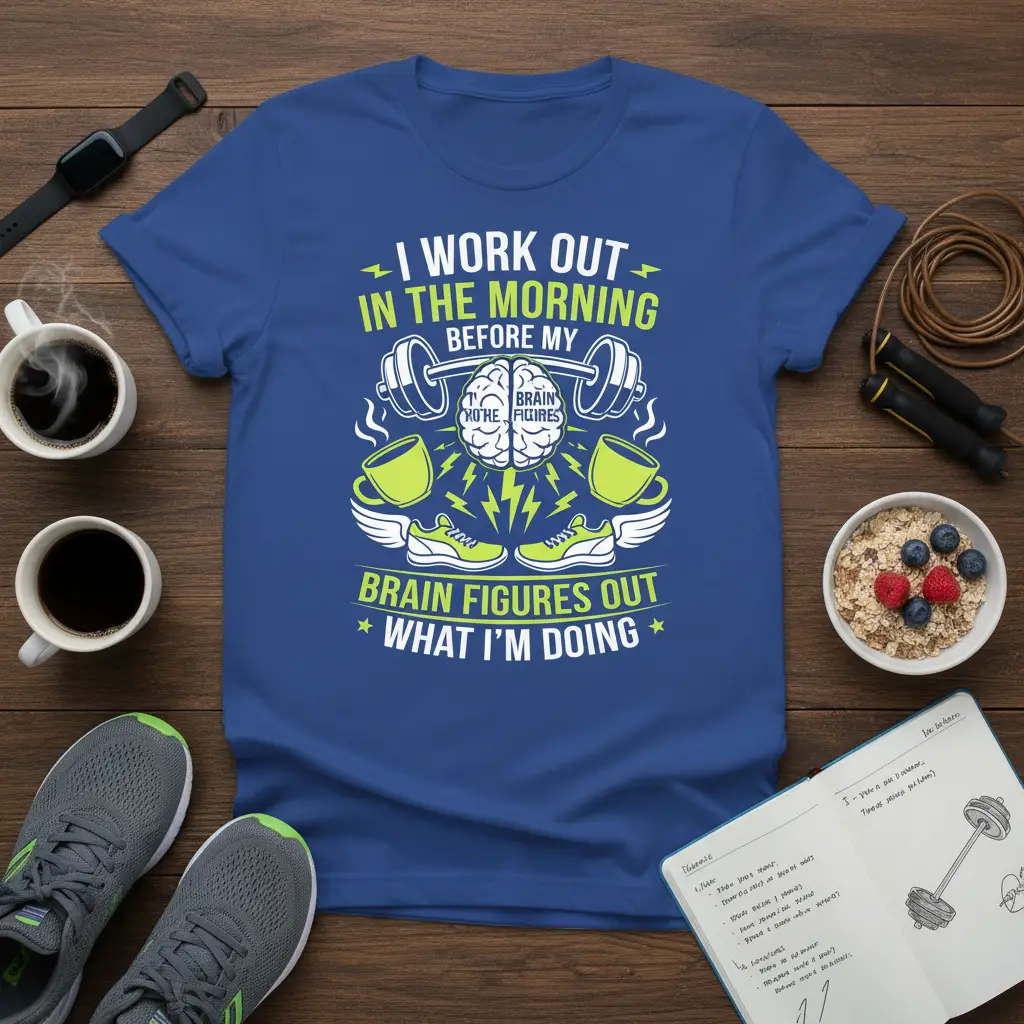 I Work Out in the Morning Before My Brain Figures Out What T-Shirt