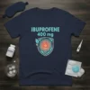 Ibuprofen 400 mg T-Shirt with a shield graphic showing pain relief layers