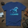 Iceland horse unique graphic design printed on comfortable cotton t-shirt