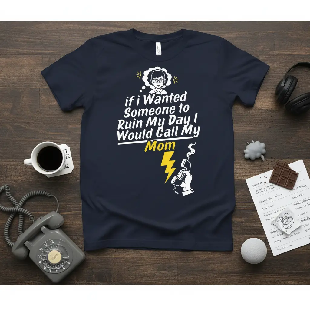 If I Wanted Someone to Ruin My Day Mom T-Shirt