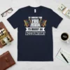 If I Where You You I'd Marry An Accountant T-Shirt with abacus graphics and book design