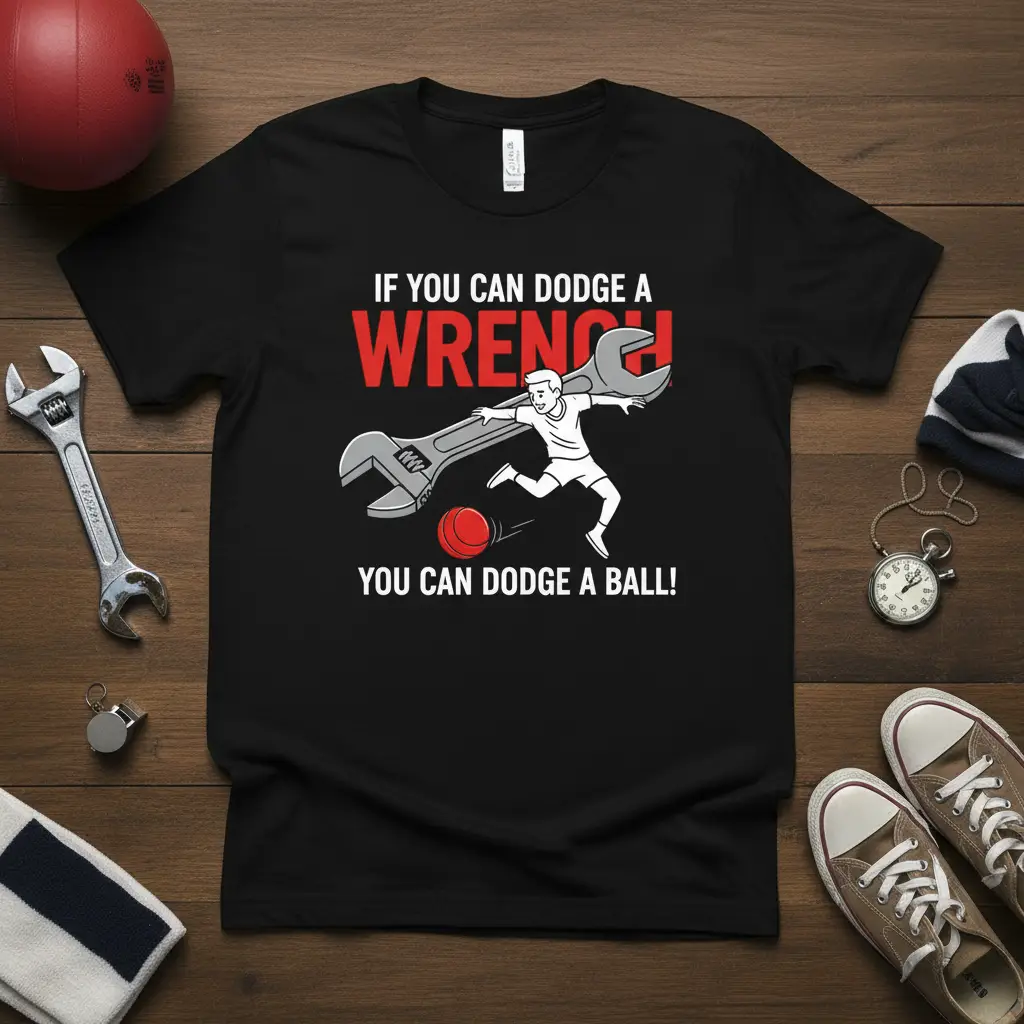 If You Can Dodge a Wrench You Can Dodge a Ball T-Shirt