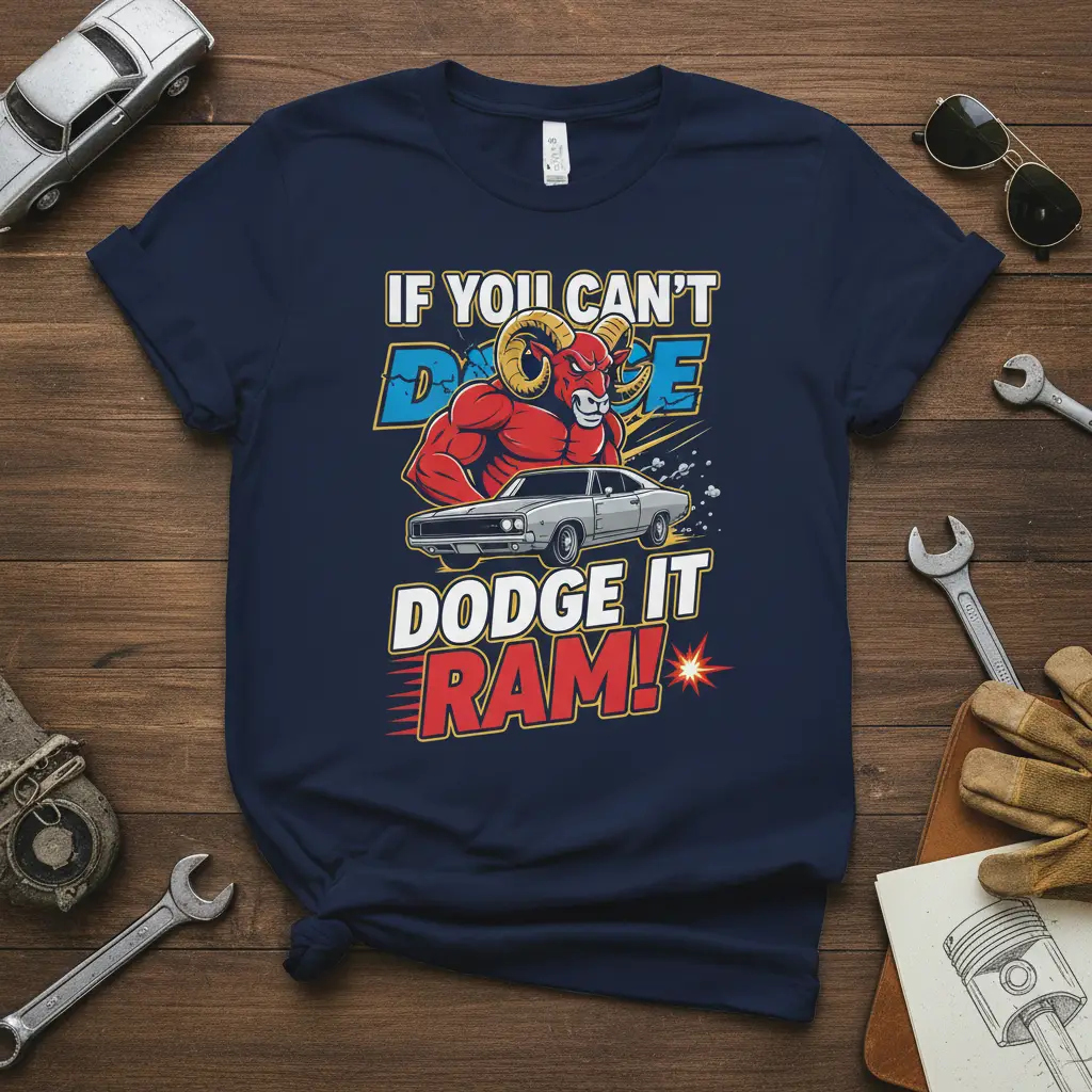 If You Can’t Dodge It Ram! T-Shirt Car Lover Gift