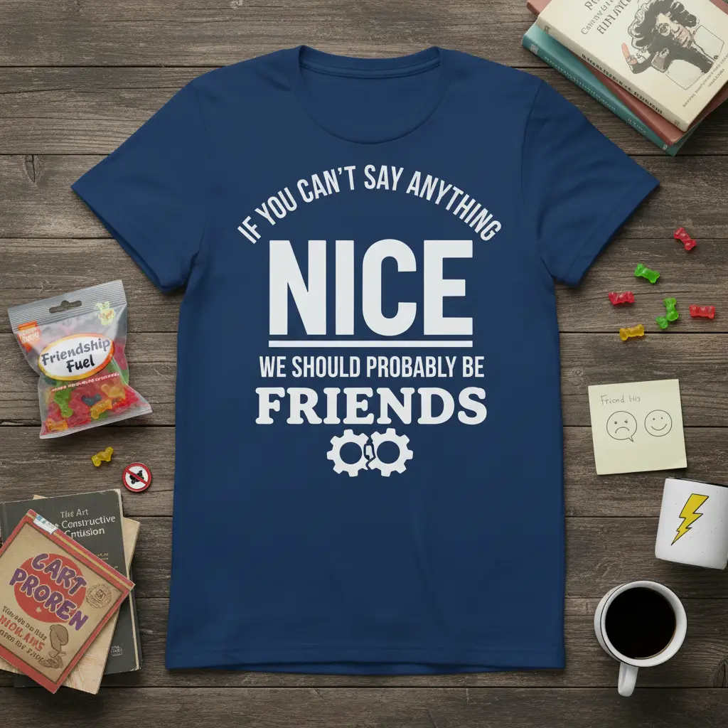 If You Can’t Say Anything Nice We Should Probably Be Friends Tee