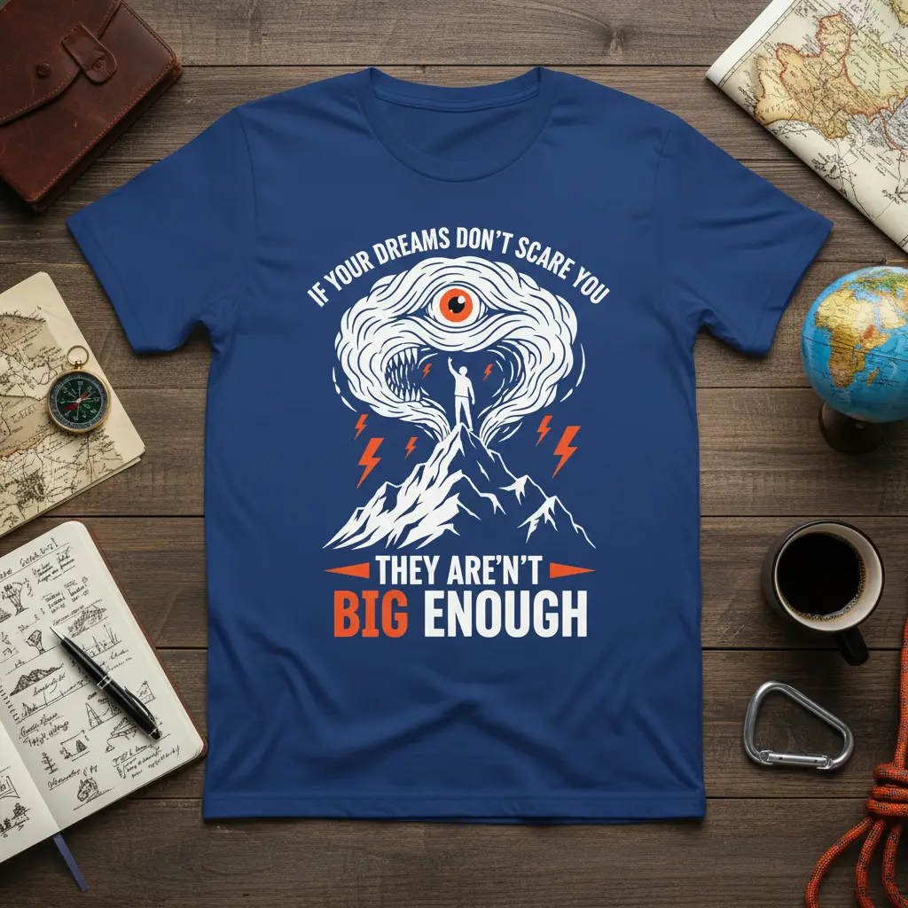 If Your Dreams Don’t Scare You T-Shirt Big Enough Motivational