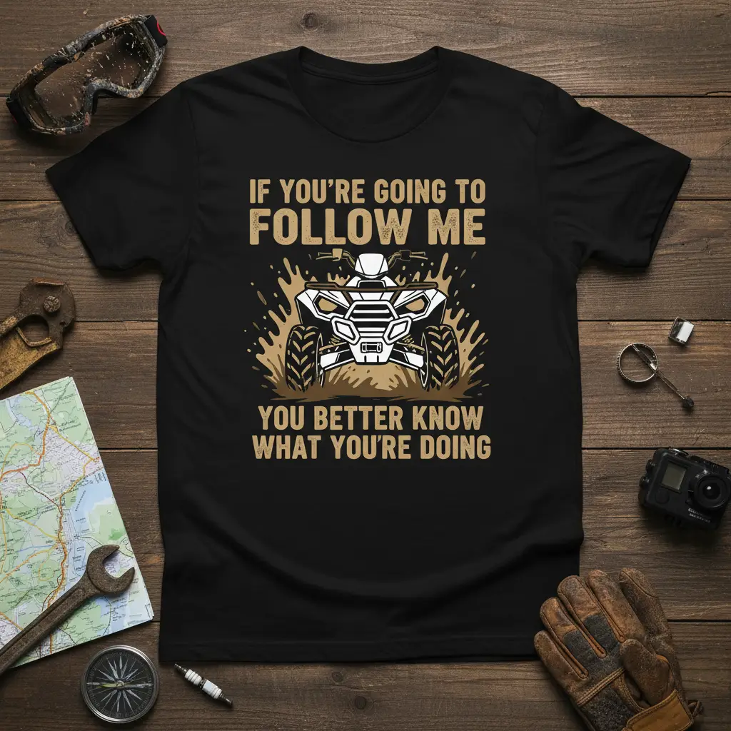 If You’re Going to Follow Me T-Shirt Atv Rider Gift