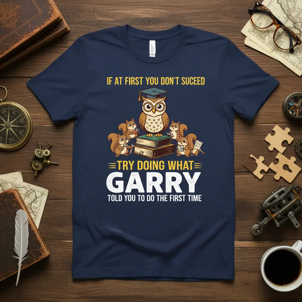 If at First You Don’t Succeed Garry Quote T-Shirt