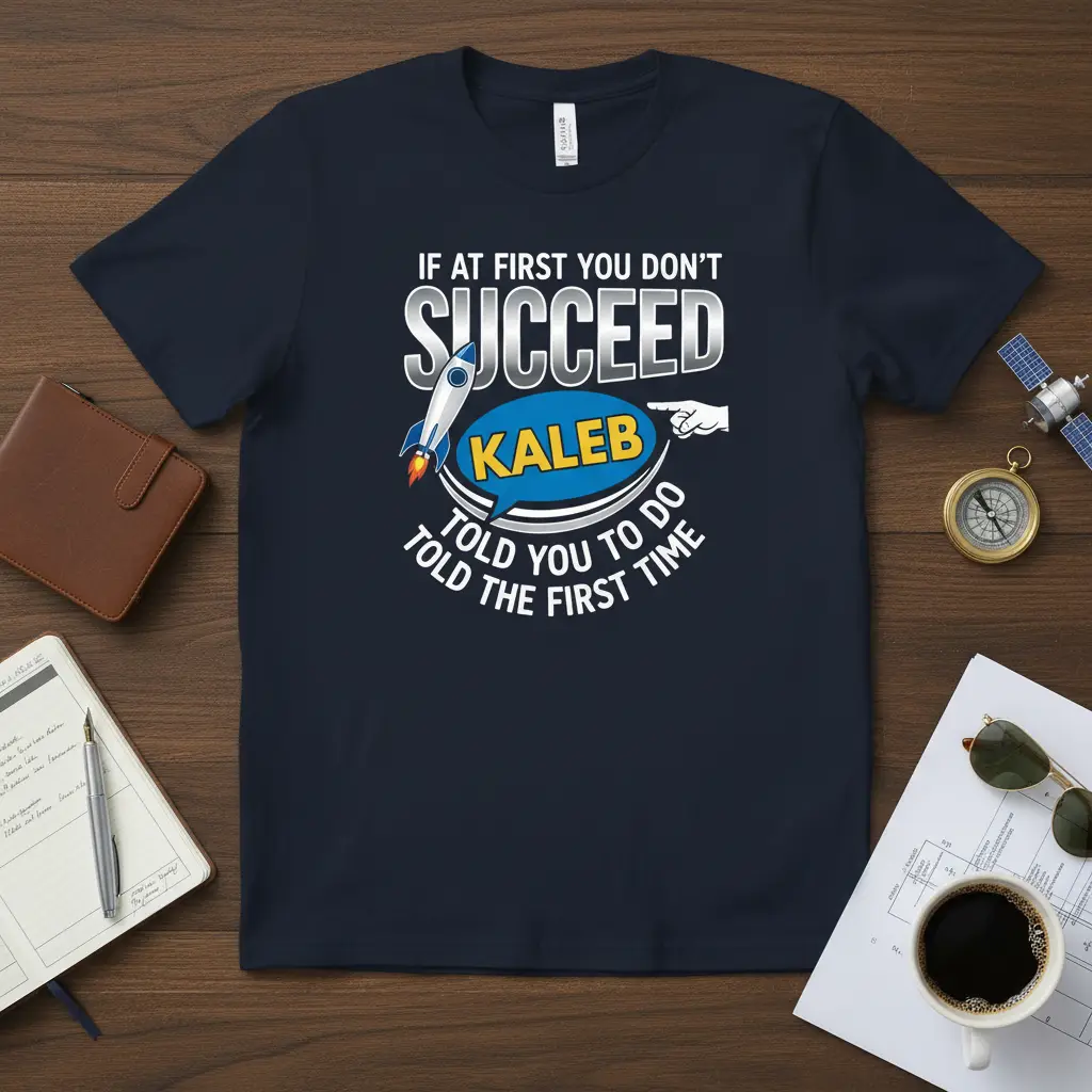 If at First You Don’t Succeed Kaleb Told You T-Shirt