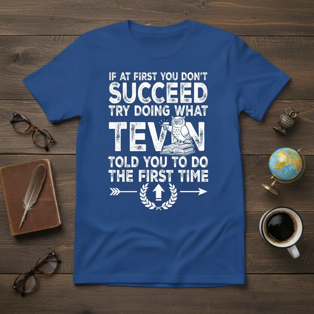 If at First You Don’t Succeed Tevin Told You Tee
