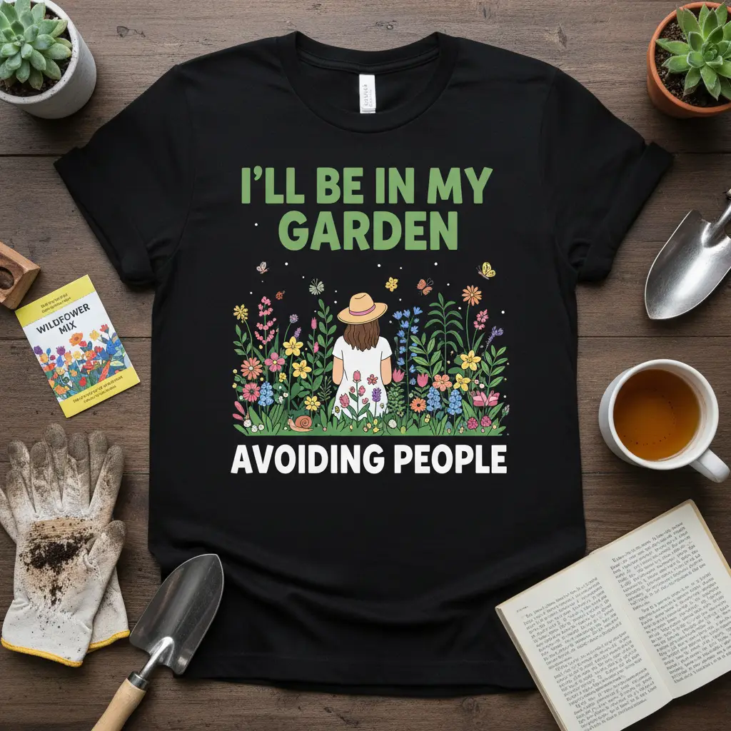 I’ll Be in My Garden Avoiding People T-Shirt