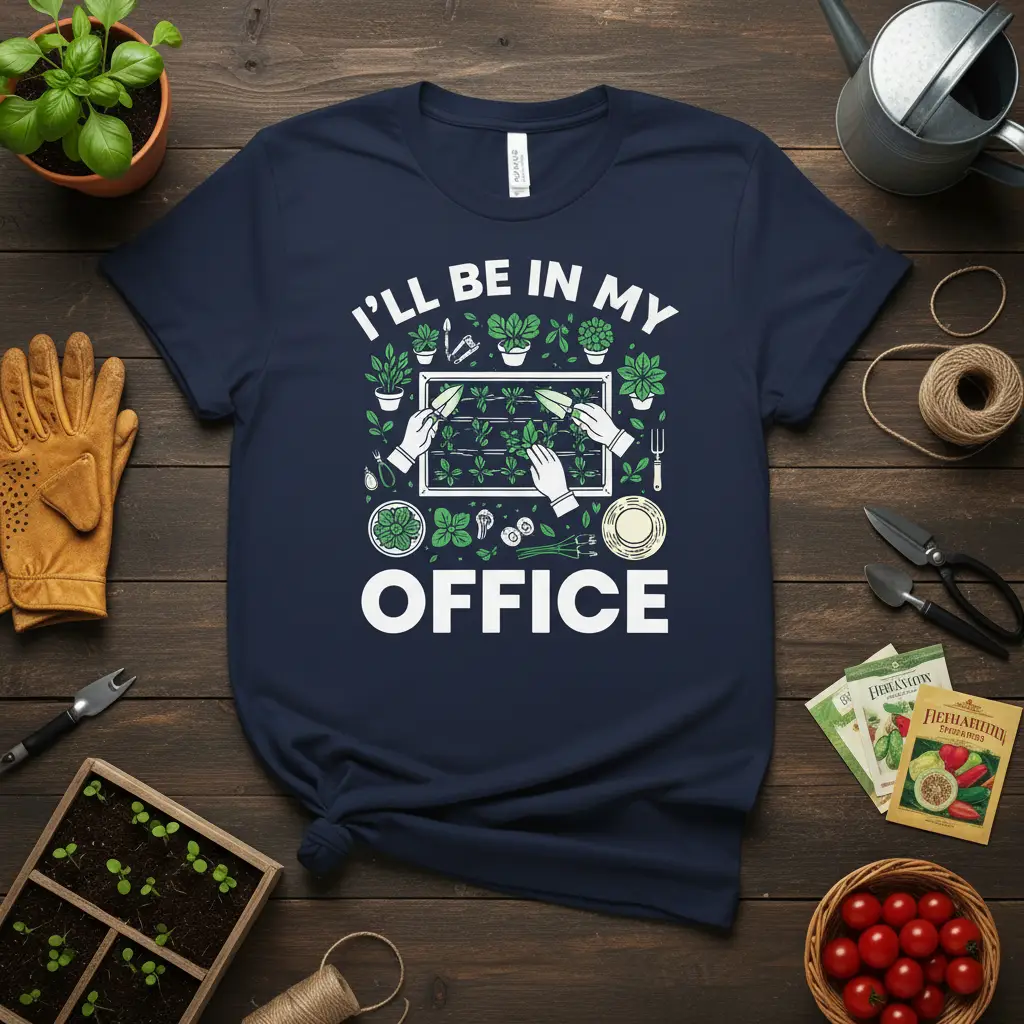 I’ll Be in My Office Gardening T-Shirt for Plant Lovers