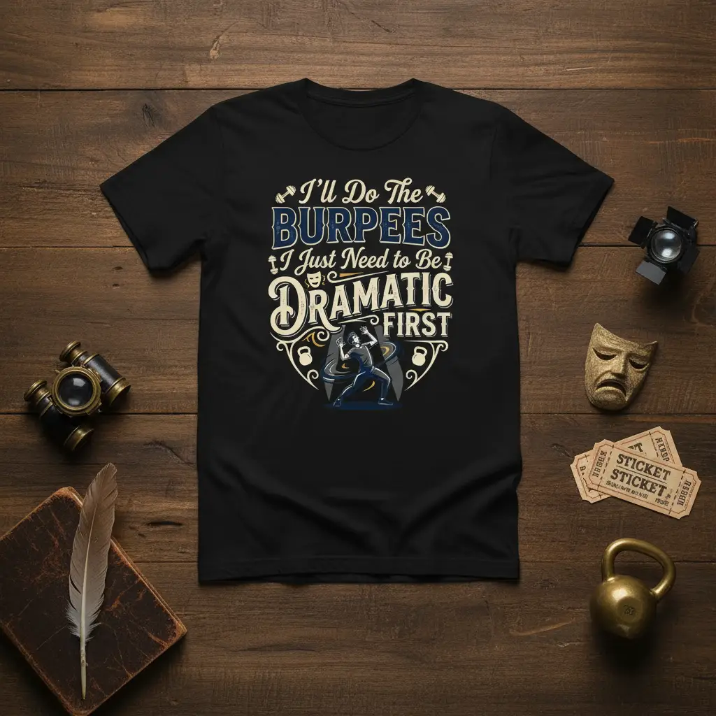 I’ll Do the Burpees I Just Need to Be Dramatic First T-Shirt