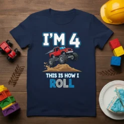 I'M 4 THIS IS text design featuring creative typography on quality t-shirt