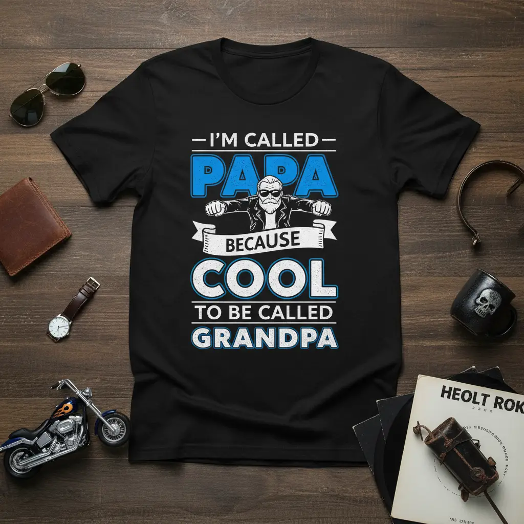 I’m Called Papa Because Cool Grandpa T-Shirt Gift