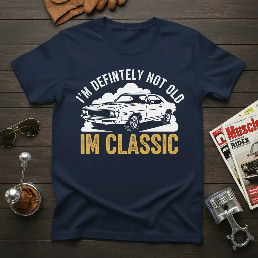 I’m Definitely Not Old I’m Classic Car T-Shirt