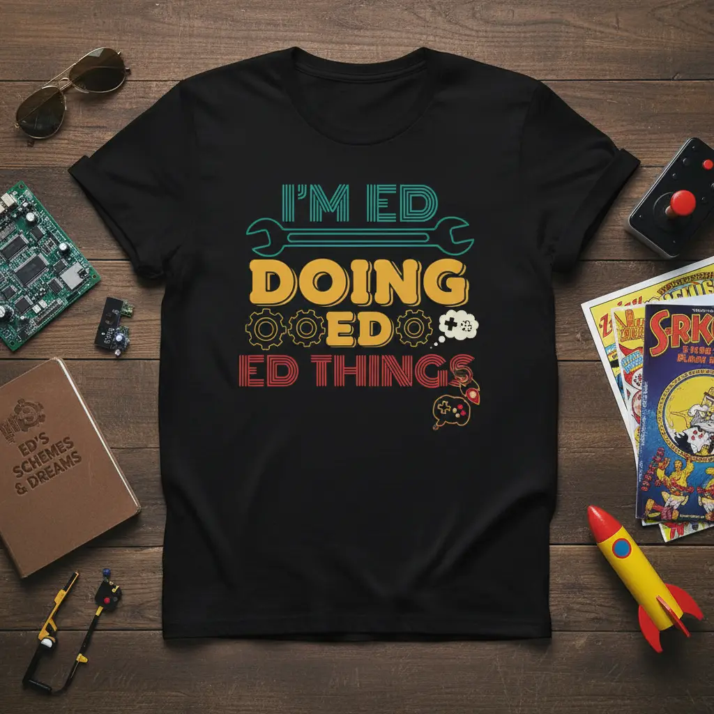 I’m Ed Doing Ed Things Funny Personalized Name T-Shirt