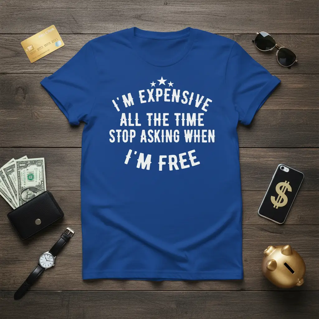 I’m Expensive All the Time Stop Asking When I’m Free T-Shirt