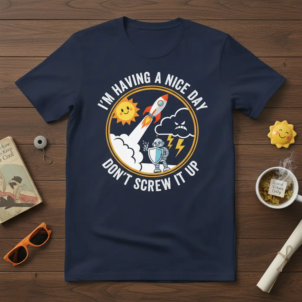I’m Having a Nice Day Don’t Screw It Up T-Shirt