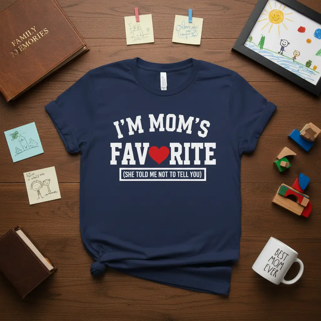 I’m Mom’s Favorite (she Told Me Not to Tell You) Tee
