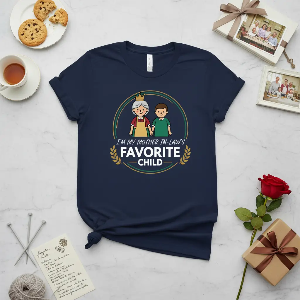 I’m My Mother-in-law’s Favorite Child T-Shirt Gift