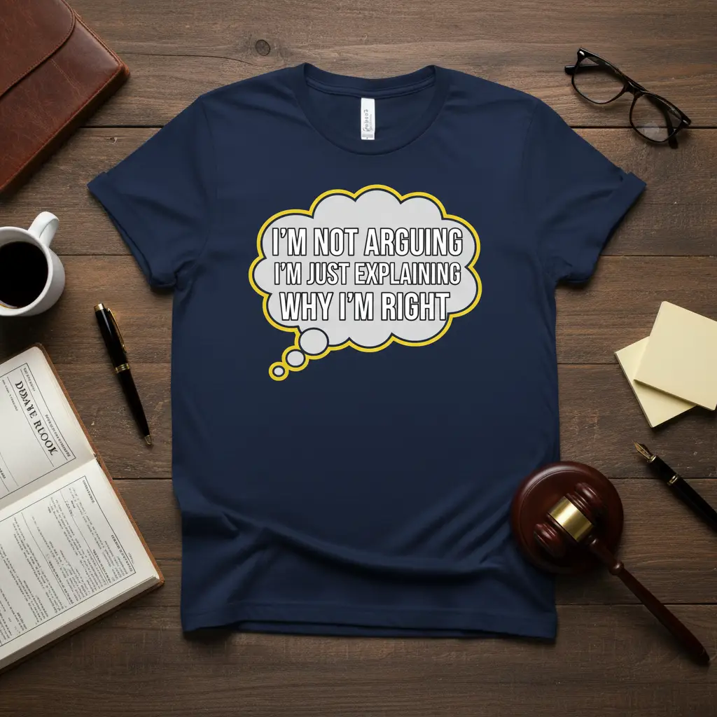 I’m Not Arguing I’m Just Explaining Why I’m Right T-Shirt