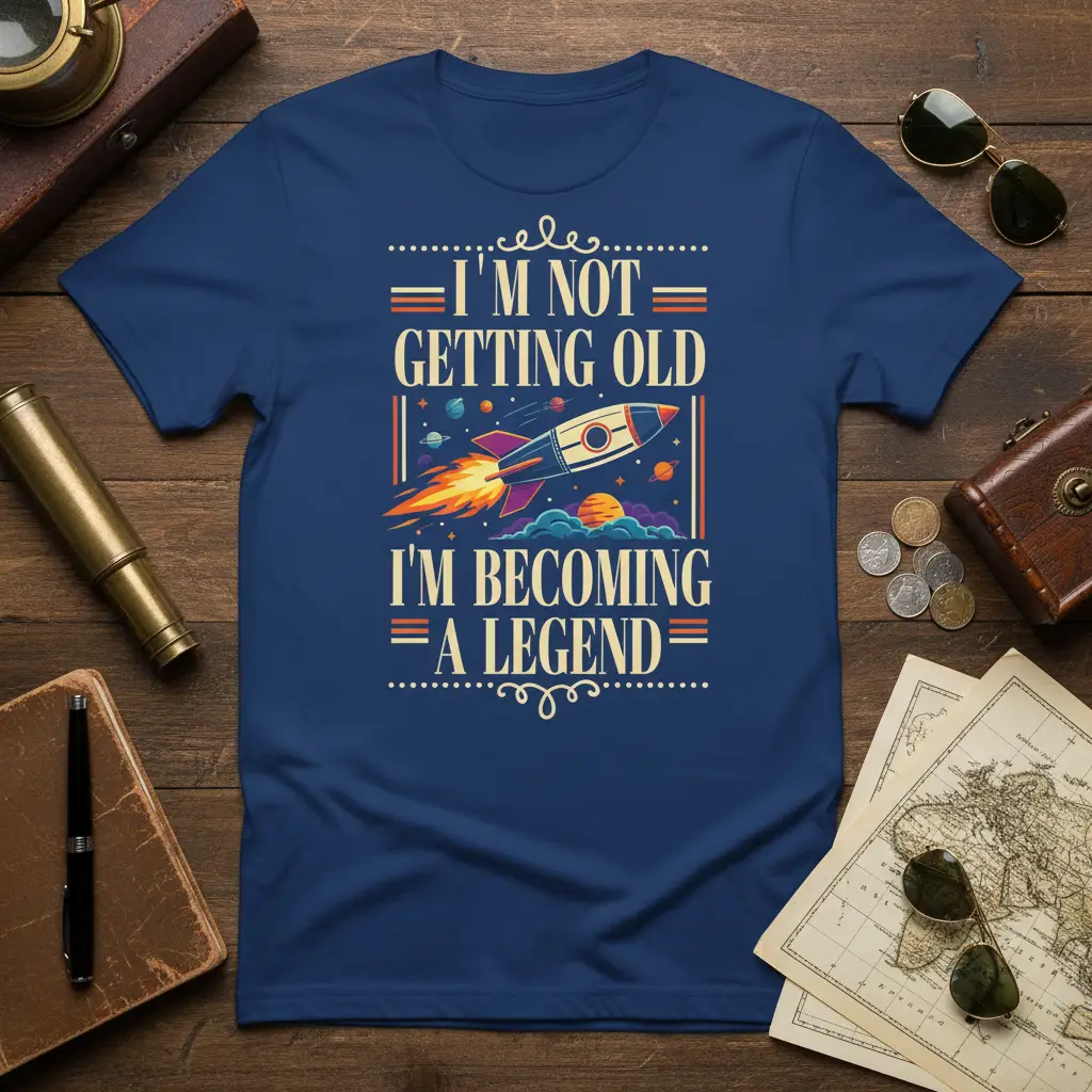 I’m Not Getting Old I’m Becoming a Legend T-Shirt