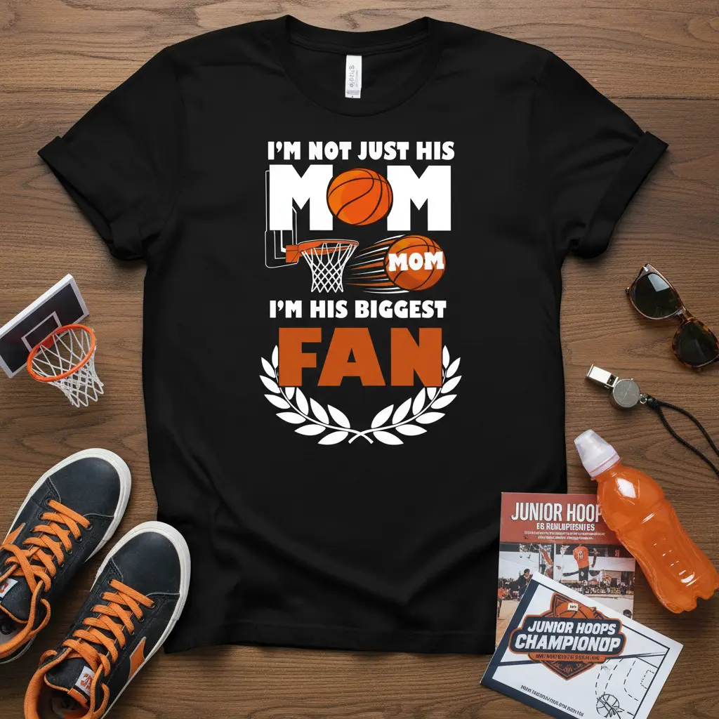 I’m Not Just His Mom I’m His Biggest Fan Basketball T-Shirt