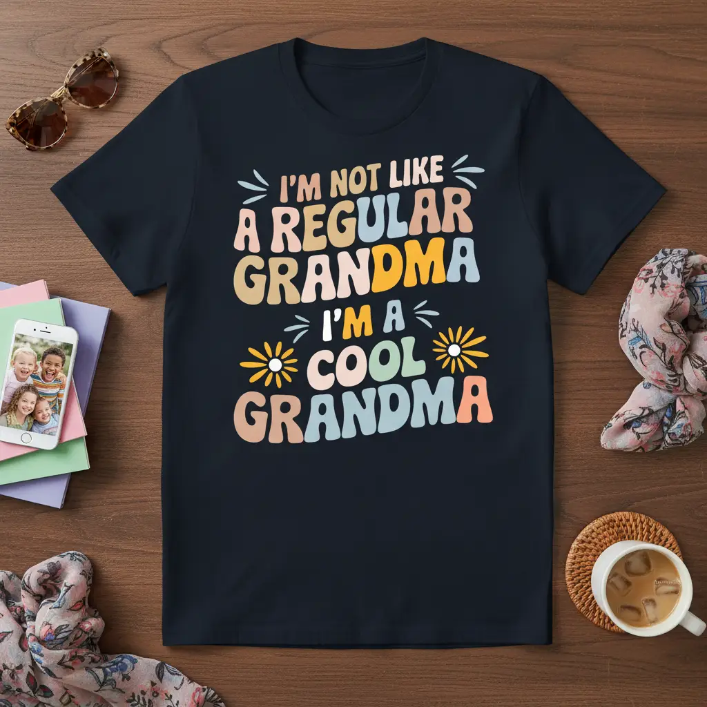 I’m Not Like a Regular Grandma I’m a Cool Grandma T-Shirt
