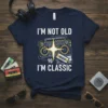 I'm Not Old 90 I'm Classic t-shirt design with retro boombox and cassette tapes graphic
