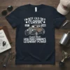 T-shirt with "I'm Not Old I'm A Classic" text and a 1948 custom built hot rod graphic, stating "High Performance
