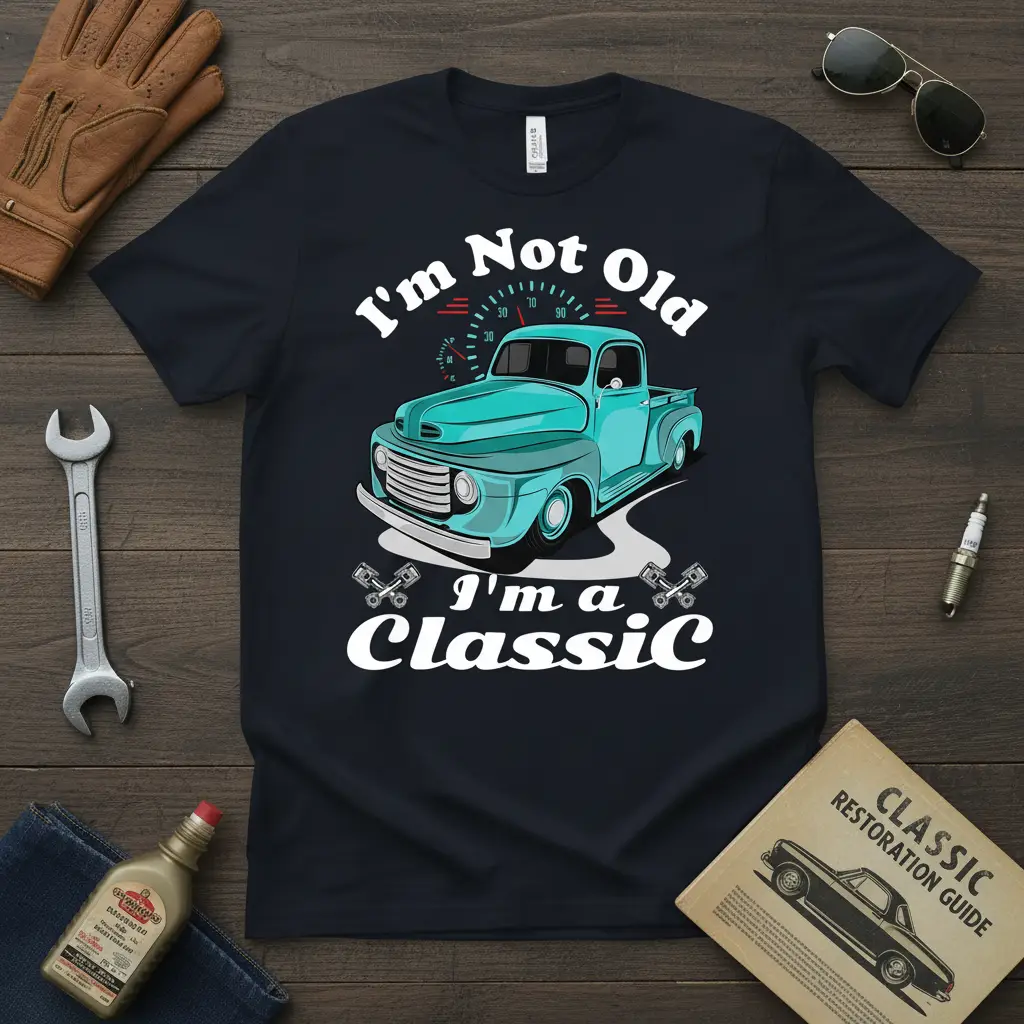 I’m Not Old I’m a Classic Truck T-Shirt for Car Lovers