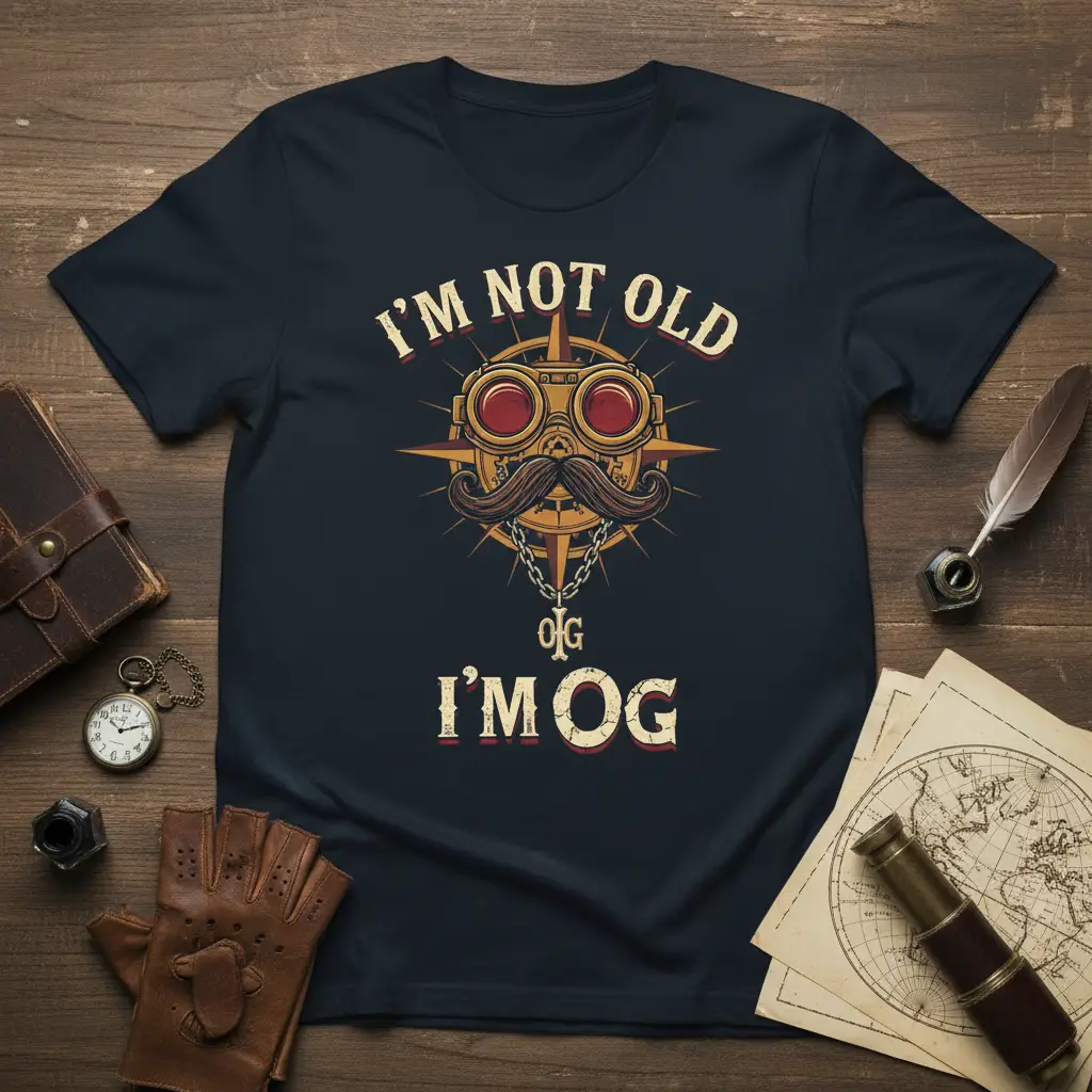 I’m Not Old Og I’m Og Funny Vintage Shirt Modern T-Shirt