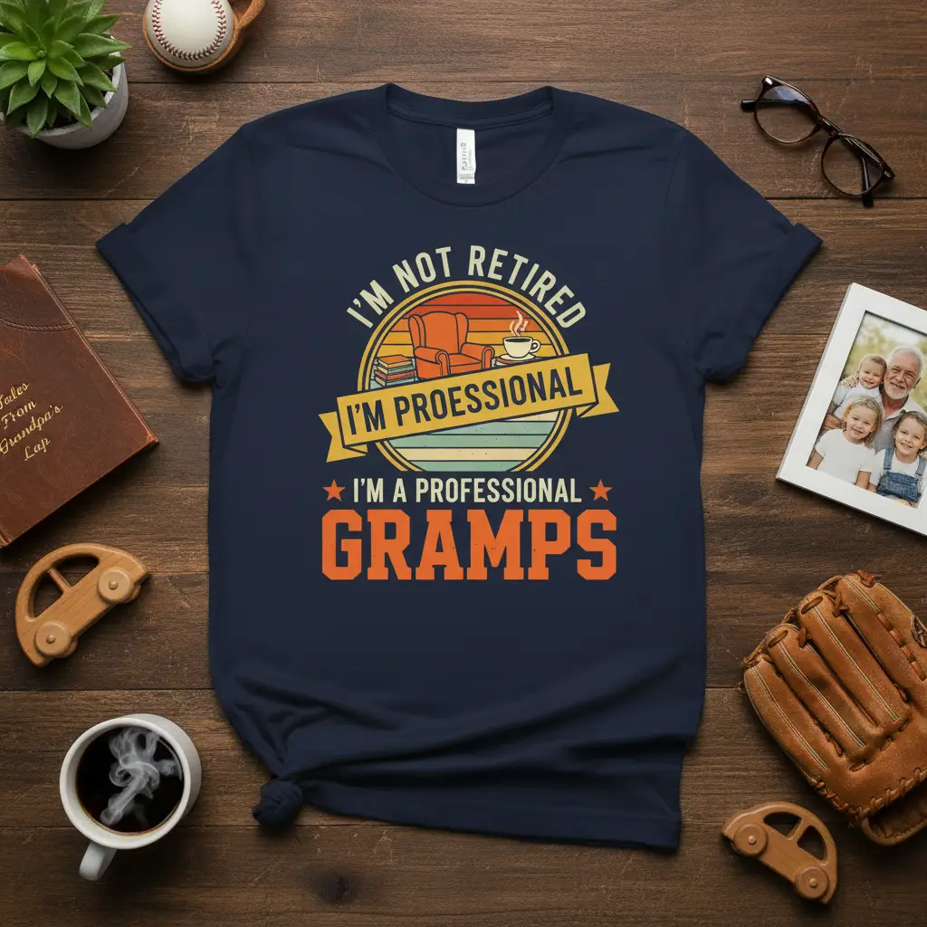 I’m Not Retired I’m Professional Gramps T-Shirt