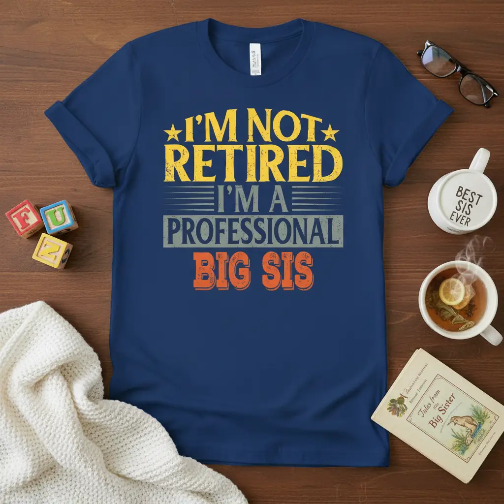 I’m Not Retired I’m a Professional Big Sis T-Shirt