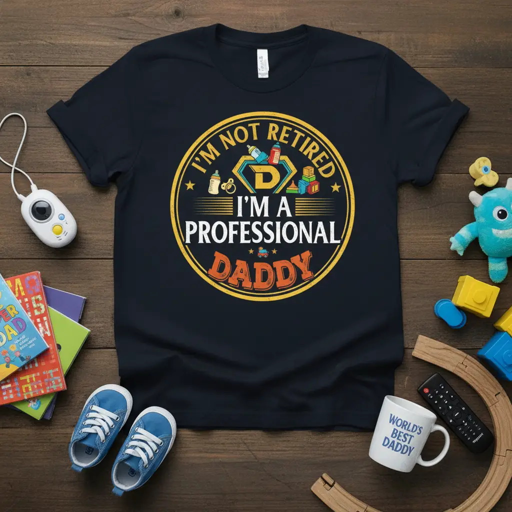 I’m Not Retired I’m a Professional Daddy T-Shirt