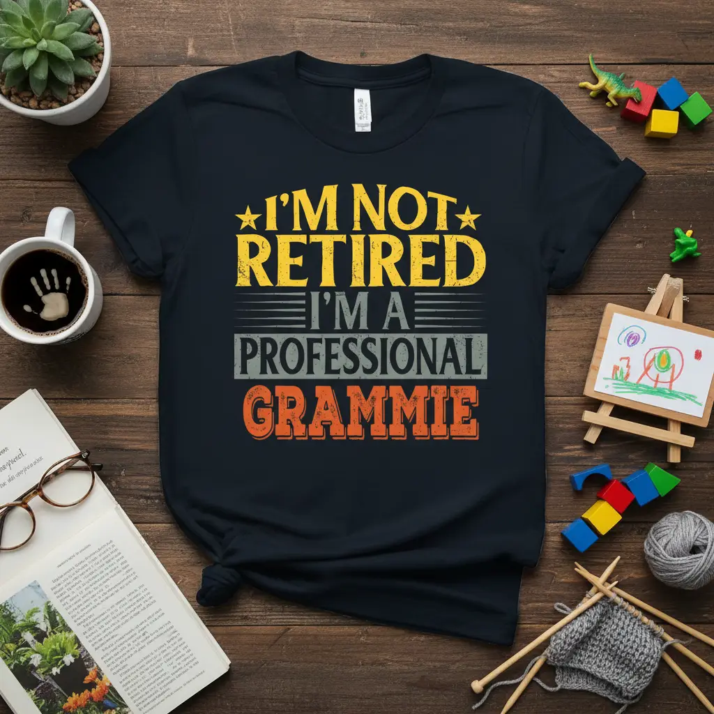 I’m Not Retired I’m a Professional Grammie T-Shirt