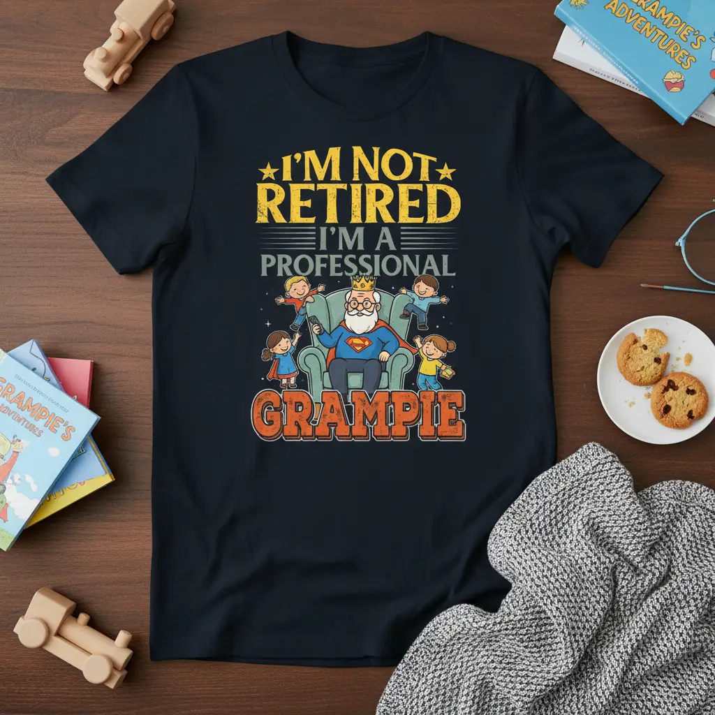 I’m Not Retired I’m a Professional Grampie T-Shirt