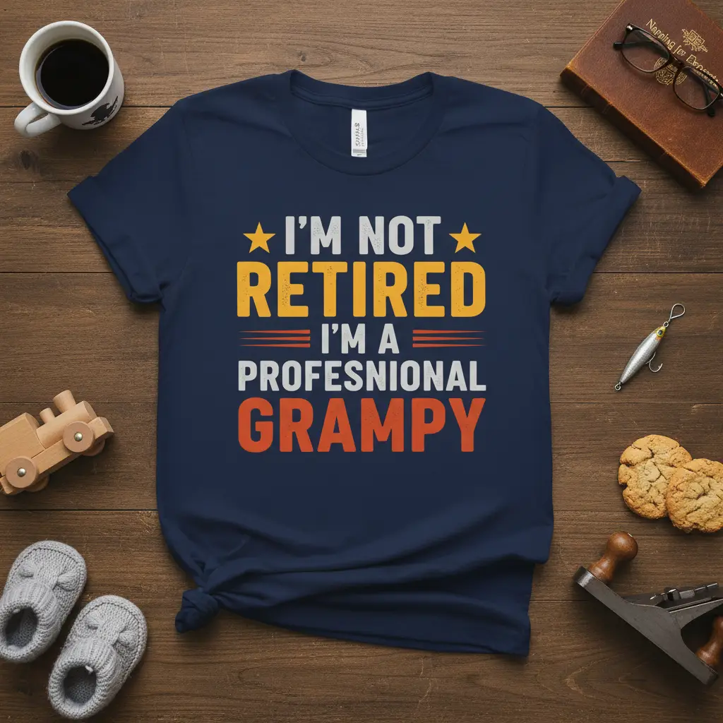 I’m Not Retired I’m a Professional Grampy T-Shirt