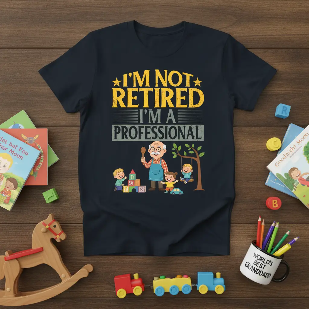 I’m Not Retired I’m a Professional Grandpa Tee